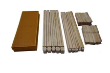 Bee Hive Langstroth 10 MEDIUM Frames Kit , 10 Frames+ Yellow foundation ,