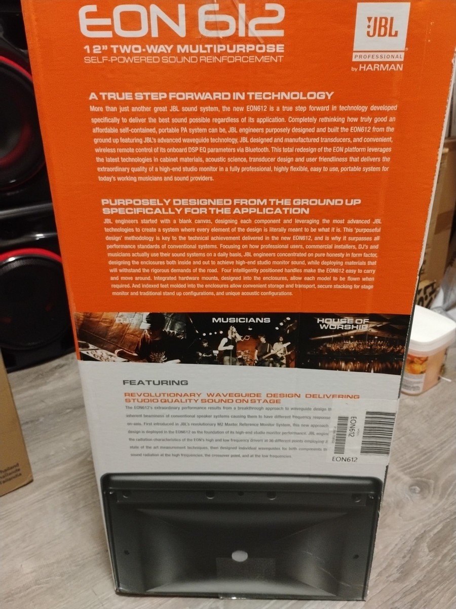 【値下げしました】JBL　PAスピーカー　EON612 JBL PAスピーカー 2CH 1.000W EON 612｜ライブ配信のことなら