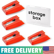 4 Pack Record Player Needles Replacement Compatible with Crosley, Victrola ...