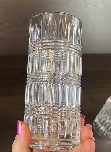 3 Piece Ralph Lauren Crystal Ettrick Glassware 2 Double Old Fashioned 1 Highball - Picture 8 of 14