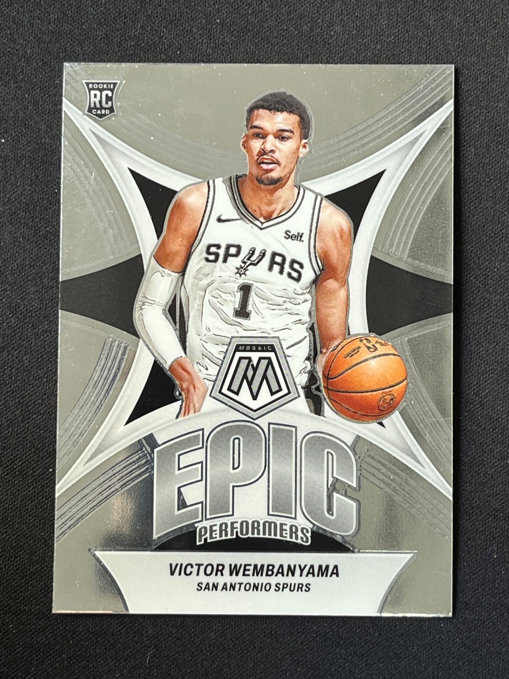 Victor Wembanyama 2023-24 Panini Mosaic Epic Performers RC #12
