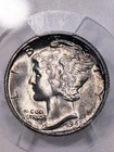 1945-P PCGS MS/67 Mercury Dime White With Splash Of Color Very Eye Appealing!