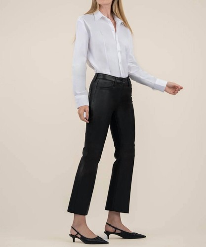 Kelsey Coated High Rise Ankle Flair main image 1