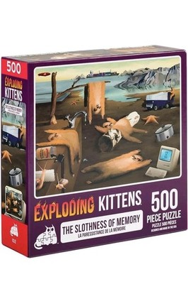 Exploding Kittens Die Faulheit der Erinnerung 500 Stück Puzzle