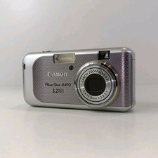 Canon PowerShot A410 Digital Camera 3.2MP Silver Tested Canon Digital Camera