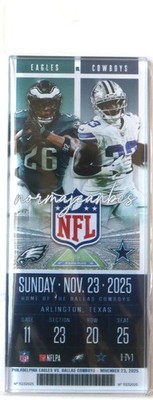 HIGHLAND MINT PHILADELPHIA EAGLES VS DALLAS COWBOYS 11/23/25 3D BLOCKART ACRYLIC
