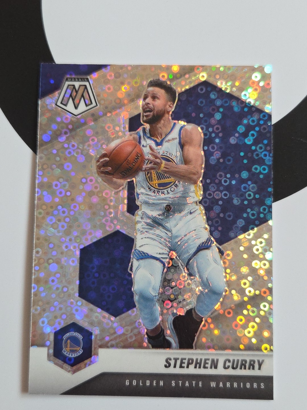 2020-21 Panini Mosaic Stephen Curry No. 175 Fast Break Prizm