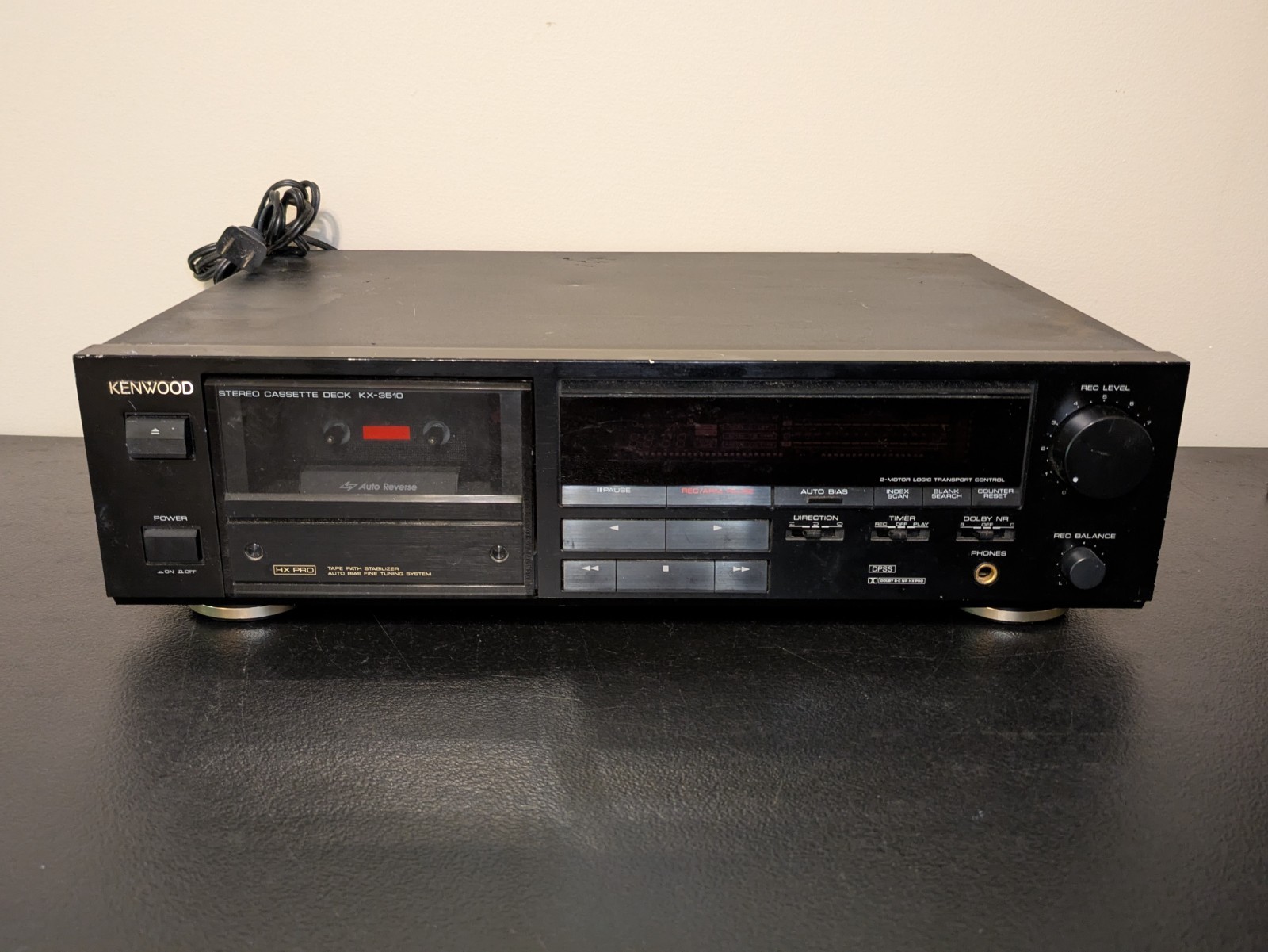 Kenwood KX-3510 vintage audio equipment - eBay listing photo 1