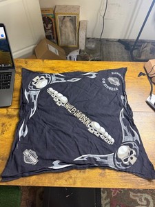 Vintage 2003 Harley-Davidson Bandana Skulls Motorcycle Biker