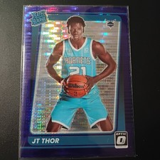 2021-22 Donruss Optic JT Thor Rated Rookie #172 Purple Pulsar Prizm