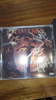 Black Veil Brides Vale Signed CD cover Case Is Cracked An Some Signature Smudged