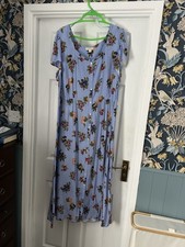 Monsoon Lilac Tea Dress Size 22