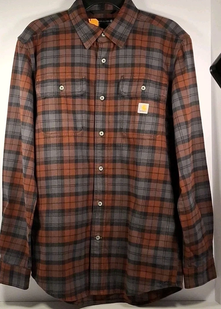 Carhartt TW4451-M Small 106356-B80 Loose Fit Hvy Flannel Lg-Sleeve Plaid, Mocha
Opens in a new windo