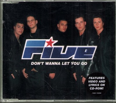 Five Don't Wanna Let You Go CD Europe BMG 2000 enhanced CD 74321745292