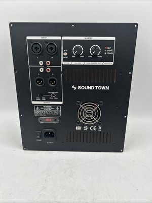 Sound Town Class-D Plate Amplifier for PA DJ Sub Cabinets, 700W RMS (STPAS-800D)