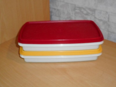 Tupperware 2er Set Vesperle / Vesperbox 816 mit Deckel 817 - Vintage -