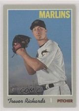 2019 Topps Heritage High Number Flip Stock Trevor Richards #612 n1u