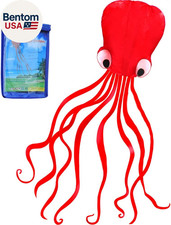 Soft Octopus Kite Series, Beautiful Kite with Long Colorful Tail for Kids and Ad