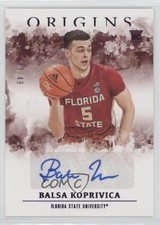 2021 Chronicles Draft Picks Origins Rookie Purple /49 Balsa Koprivica Auto 05ol