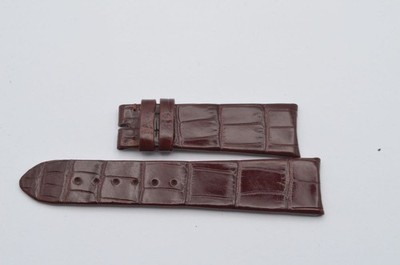 GP GIRARD PERREGAUX LEDER ARMBAND BRACELET 20MM DORNSCHLIESSE 16MM NEU BRAUN 2