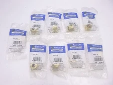 9 Pack Western Enterprises Regular Inlet Nuts CGA-540 Threaded Brass