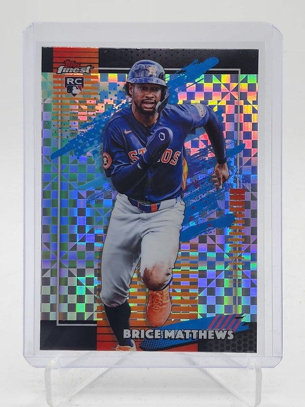BRICE MATTHEWS 2026 TOPPS FINEST UNCOMMON ROOKIE X-FRACTOR #140 ASTROS A Q3967