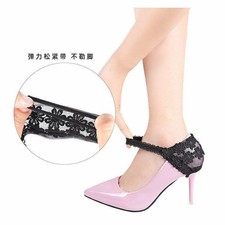 1Pair Detachable Lace Shoe Belt Straps Band Ankle Buckle for High Heels Shoes