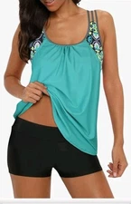 Zando Tankini Bathing Suit TOP for Women Sport Womens Swimsuits Athletic 