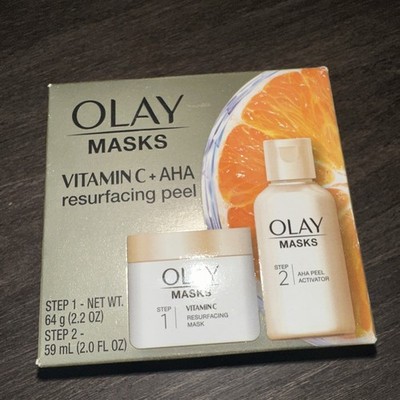 Olay Vitamin C Mask and + AHA Resurfacing Peel 2-Step Treatment (Discontinued)