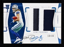 2021 Panini National Treasures Holo Silver 13/15 Simi Fehoko #RMS-SF Auto 19fe
