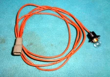 1970-74 CHALLENGER CUDA E-BODY AUTO CONSOLE SHIFTER PLATE LIGHT WITH WIRING