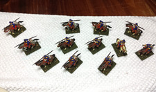 Vintage Cavalry War Game Miniature Lot- Lot of 12 - 1/72 Scale??? - Painted
