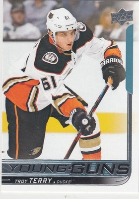 2018-19 Upper Deck #239 Troy TERRY Young Guns RC - Anaheim Ducks