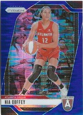 2024 Panini Prizm Nia Coffey Blue Prizm 093/199 Atlanta Dream
