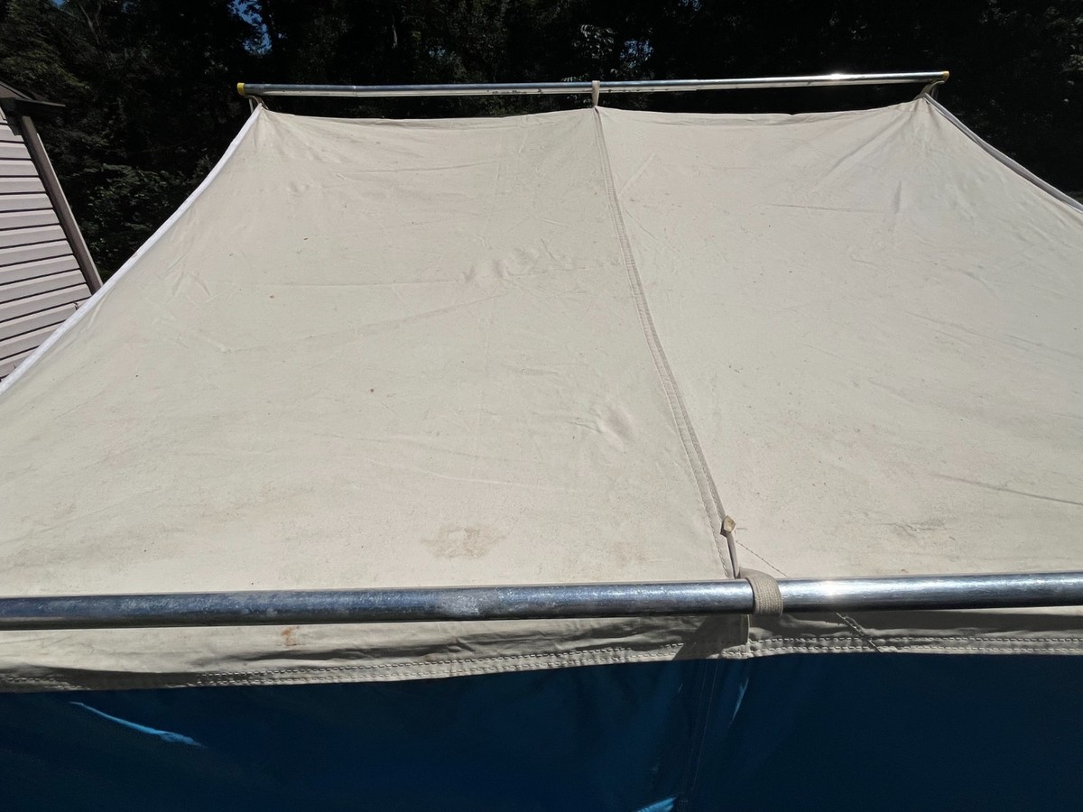 Coleman Holiday ll canvas cabin tent 9' x 7' sleeps 4