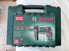 Bosch PSB 500 RE Electric Hammer Drill 500W 240V Corded with Case + Accessories