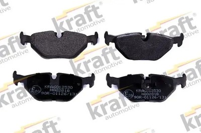 Bremsbeläge Hinterachse 6012530 KRAFT AUTOMOTIVE für BMW 3 3 Coupe 3 Cabriolet 5