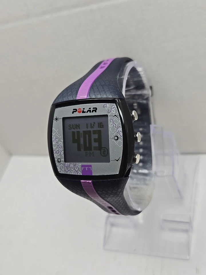 Reloj Polar FT7 Monitor de Ritmo Cardíaco Púrpura Solo Batería Nueva Foto 2 de 4