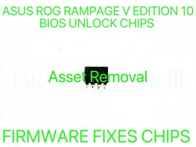 ASUS ROG RAMPAGE V EDITION 10, NO PASSWORD FIRMWARE BIOS CHIP LATEST VERSION