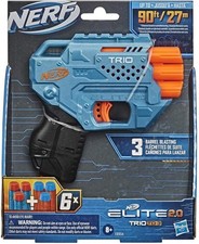 NERF Elite 2.0 Trio TD 3 Includes 6 Darts, Shoots darts up to 90'