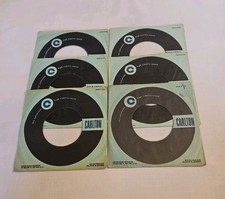 45 RPM 7" RECORD SLEEVES CO. SLEEVE 6 PACK SEE PHOTOS Carlton Records SLV343