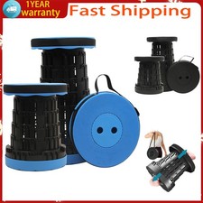 Collapsible Telescopic Folding Stool, Heavy-Duty Portable Seat Max Load 150kg