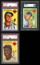 1954 Topps Brooklyn Dodgers Team Set 6 - EX/MT 7061877