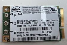 Intel 4965AG MM1 Wireless Mini PCI Express Card MPN 42T0873