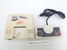 NEC PC Engine Console White PI-TG001 with  Controller JAPAN tested