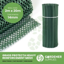 2m x 20m Grass Reinforcement Mesh Heavy 14.5mm Car Event Caravan Parking Protect