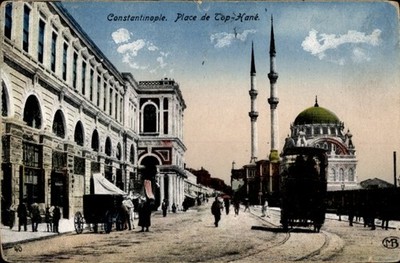 Postcard Galata Constantinople Istanbul Turkey, Place de Top Hané,... - 5109023