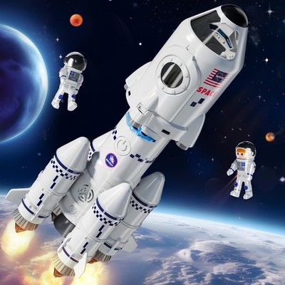 Doloowee Space Shuttle Rakete Spielzeug für Kinder,Wissenschaftliches