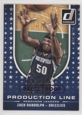 2014 Donruss Production Line Rebounds Press Proof Purple /199 Zach Randolph uk2