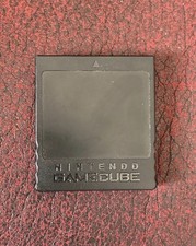 Official Nintendo GameCube Black Memory Card 251 Blocks DOL-014 Genuine OEM